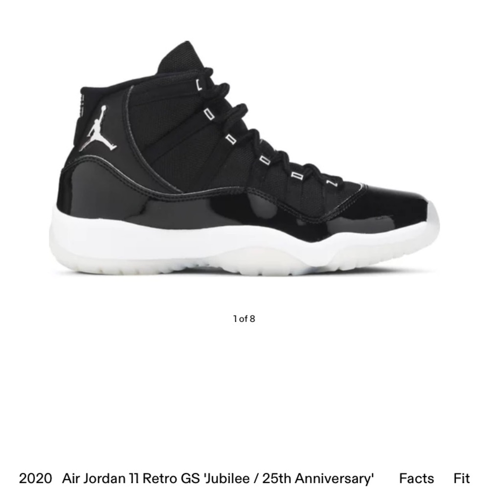 NWT 2020 Air Jordan 11 Retro GS Jubilee / 25th Anniversary Sneaker